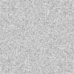 Seamless Grunge Black Dots Pattern on White Background