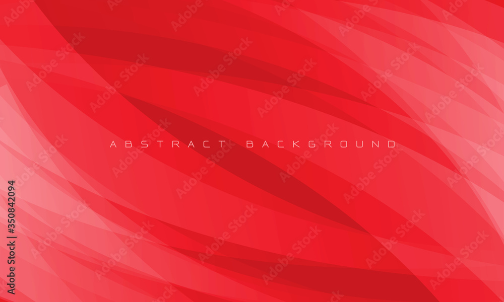 Poster abstract white curve overlap on red design modern futuristic background vector illustration.