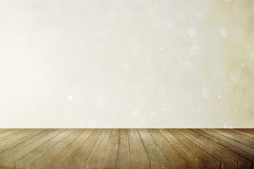 empty room with wooden floor