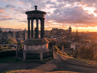 Atardecer en Edimburgo desde Calton Hill