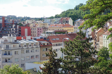 BRNO, CZECH REPUBLIC - July 25, 2017: view of Buildings around Brno, Czech