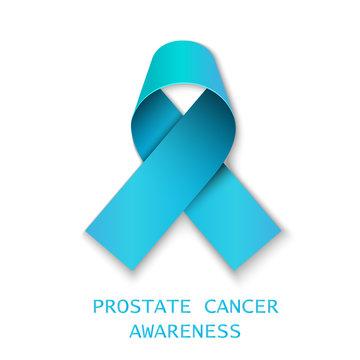 ribbon as symbol of prostate cancer