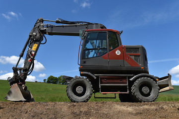 Radbagger 