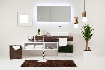 modern wood design bath and interior design. for home, hotel office