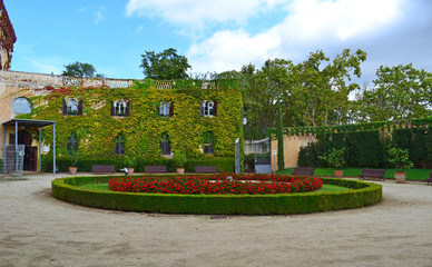 Parque del laberinto de Horta en Barcelona España