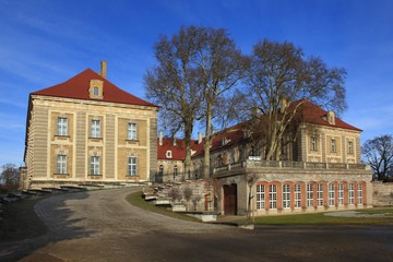 Baroque palace in Zagan at Poland