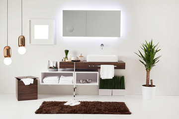 modern wood design bath and interior design. for home, hotel office