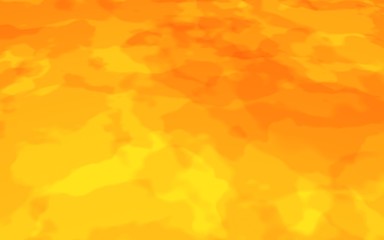 Abstract Fire Background with Flames. Wall of Fire. Glare on the water. 3D illustration