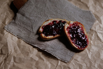 bread with jam