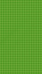 Seamless texture of graph paper, grid line paper sheet, yellow straight lines on green background, Illustration business office and the bathroom wall and education. 