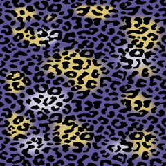 Modern leaopar skin texture design seamless pattern
