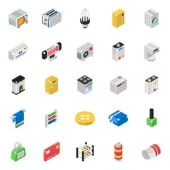 
Home Appliance Isometric Vectors Pack 
