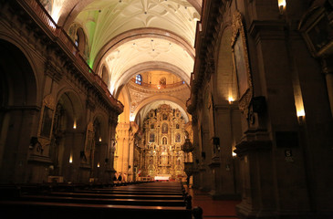 Interior of the Cathedral of Cusco