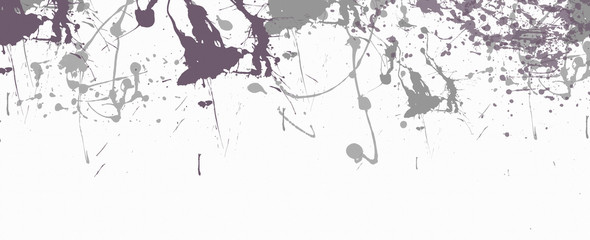 Obraz premium abstract gray dark splatter paint texture on white background.