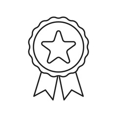 Premium quality line icon in flat. Isolated vector