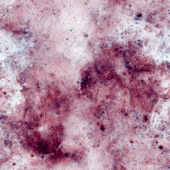 Cosmic fabric seamless pattern. Red abstract 