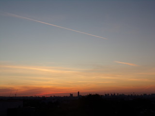 Obraz premium London City Rooftop Sunrise
