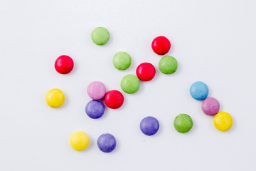 colorful chocolate sweets balls