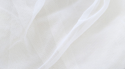  tulle fabric, white textile photo