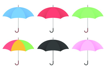Fototapeta na wymiar Umbrella vector design illustration isolated on white background 