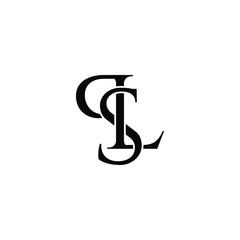 psl letter original monogram logo design