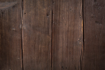 Vintage brown wood background texture . brown abstract background. Brown abstract background. Old painted wood boardsl. dark horizontal boards. copy space.