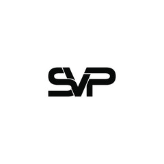 svp letter original monogram logo design