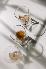 cup of tea with lemon