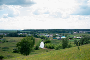 Fototapeta na wymiar countryside view landscape