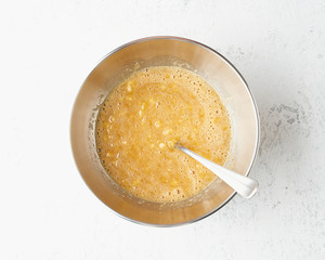 Homemade Banana bread. Dough for cake. Step by step recipe. Step 5.