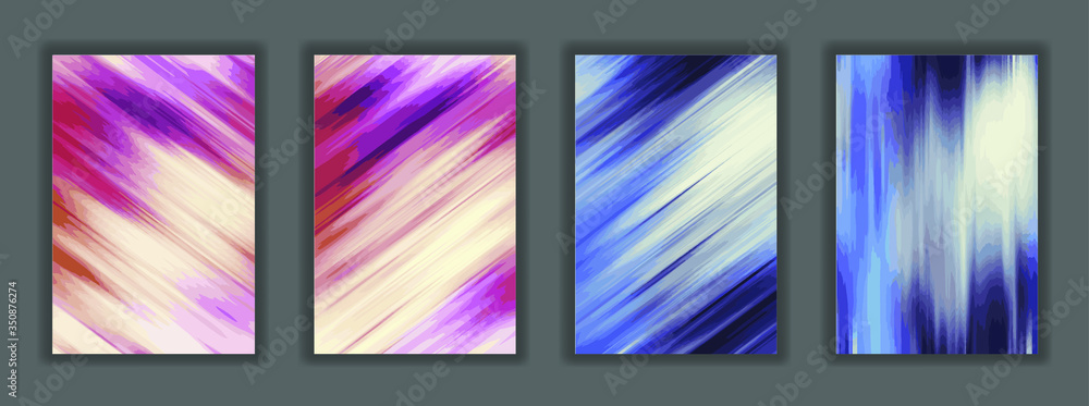 Poster modern abstract color background. liquid flow style. creative gradient texture for you design