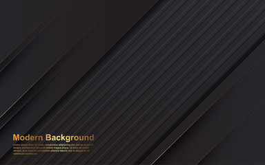 Fototapeta premium Illustration vector graphic of Abstract background diagonal black color modern design