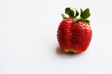 Red delicious strawberries for desserts and fresh juices in summer for ice cream