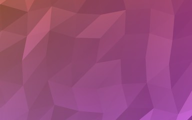 Obraz premium Abstract triangle geometrical pink background. Geometric origami style with gradient. 3D illustration
