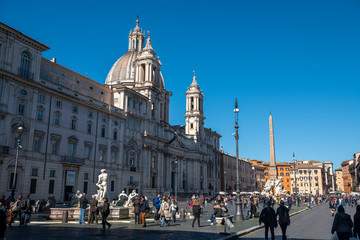 katedra przy Piazza Navonna w Rzymie