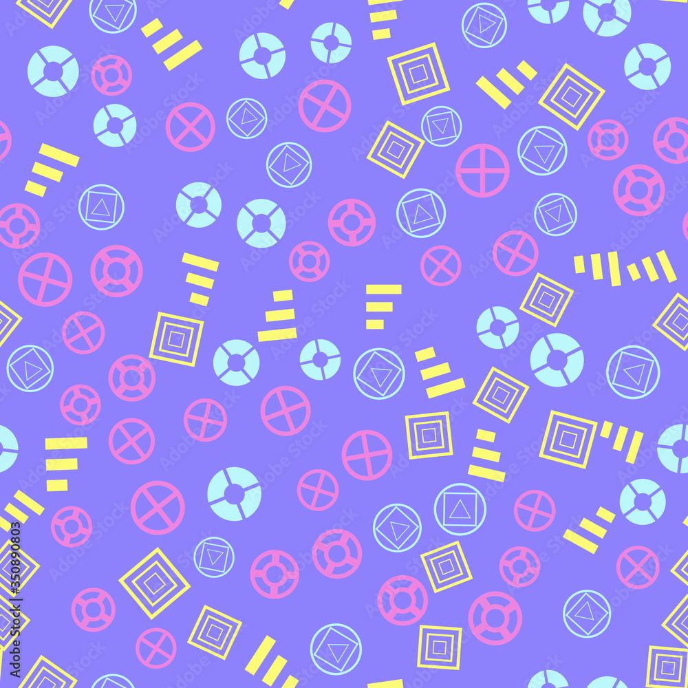 Poster simply seamless geometric pattern. abstract background texture.