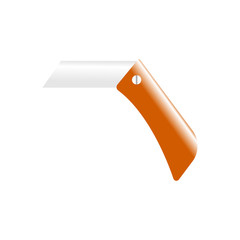 Folding knife, knife icon