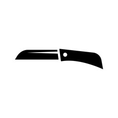 Folding knife, knife icon