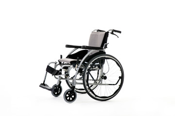 wheelchair isolated on white background, Wheelchair isolated under the white background