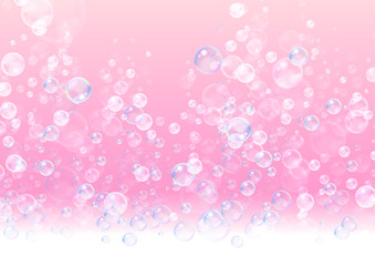 Abstract background wallpaper with bubbles. sparkling wine. Carbonated juice.
