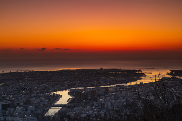 眉山山頂からの眺め