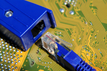 Modularstecker und Buchse