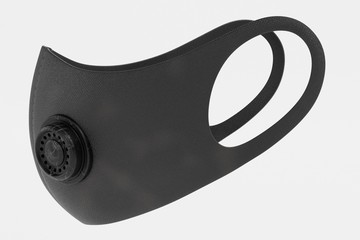 Realistic 3D Render of Protective Mask