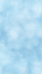 Background of abstract white color smoke isolated on blue color background. The wall of white fog. 3D illustration