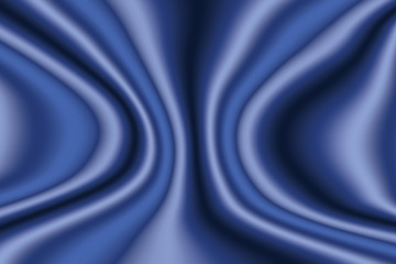 Blue silk pattern background. illustration.