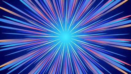 Colorful explosion, abstract modern background