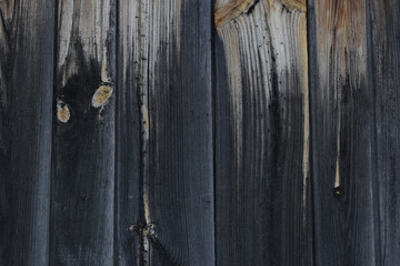 Old wooden darkened wall texture
