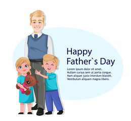 Happy Father's day greeting card