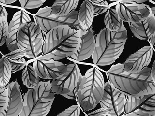 Leaves Seamless Pattern.