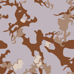 Urban camouflage of various shades of grey and brown colors